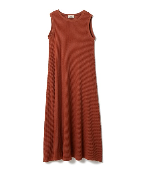 SEAGREEN(シーグリーン)の「SEAGREEN(シーグリーン) BIG WAFFLE ONE-PIECE(ワンピース・レディース・ブラウン/ブラック・1)」の2枚目の写真
