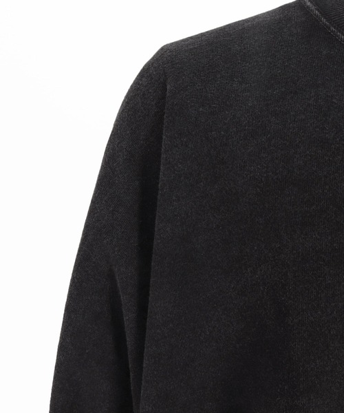 CAMBIO(カンビオ)の「msw1901-Faded Sweat Dolman Crewneck スウェットプルオーバー(A75226cmb)(スウェット・メンズ・キナリ/ブラック・S/M/L)」の18枚目の写真