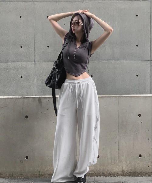 KsG(ケーエスジー)の「real devil hood top(Tシャツ/カットソー・レディース・グレー/ブラック・SMALL/MEDIUM)」の10枚目の写真