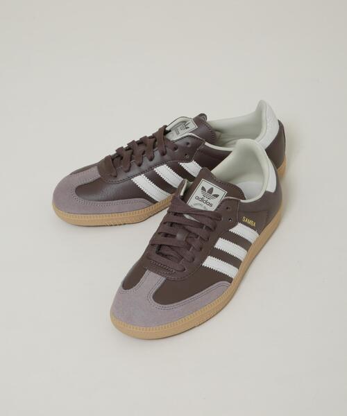 adidas(アディダス)の「adidas/SAMBA OG BROWN(スニーカー・レディース・ブラウン・23/24/25)」の1枚目の写真