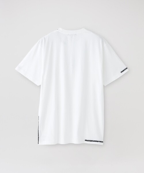 LOVELESS(ラブレス)の「ステッチエンブロイ ワイドTシャツ(Tシャツ/カットソー・メンズ・オフホワイト/ブラック・L/M)」の7枚目の写真