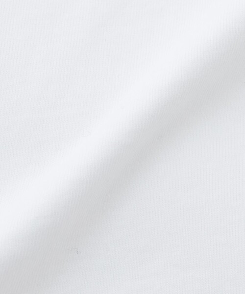 LOVELESS(ラブレス)の「ステッチエンブロイ ワイドTシャツ(Tシャツ/カットソー・メンズ・オフホワイト/ブラック・L/M)」の6枚目の写真