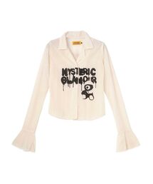 HYSTERIC GLAMOUR | HYSTERIC TEDDY BEAR ベロアタイトブラウス(シャツ/ブラウス)