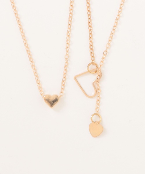 apres jour（アプレジュール）の「【apresjour ×ARIAZ】アソート2SETハートネックレス（ネックレス・レディース・イエロー/ゴールド/シルバー/その他・FREE）」の3枚目の写真