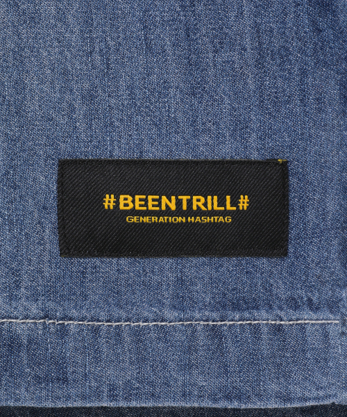 BEENTRILL（ビントリル）の「ウィメンズエッセンシャルハーフデニムパンツ（インディゴ）（その他パンツ・レディース・その他・LARGE/X-LARGE/SMALL/MEDIUM）」の3枚目の写真