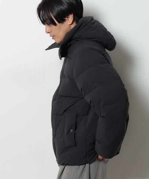 NANO universe(ナノユニバース)の「「西川ダウン(R)」SOLOTEXショートダウン(ダウンジャケット/コート・メンズ・ブラウン/ブラック・L/S/M)」の11枚目の写真