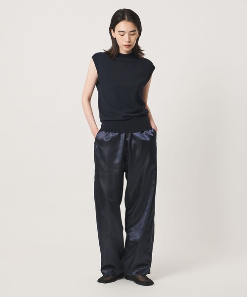 MARW UNITED ARROWS（マルゥ ユナイテッドアローズ）の「＜MARW UNITED ARROWS＞サテン ウエストギャザー イージーパンツ（その他パンツ・レディース・ネイビー/ナチュラル/ダークグレー・36/38）」の12枚目の写真