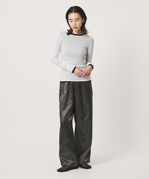 MARW UNITED ARROWS（マルゥ ユナイテッドアローズ）の「＜MARW UNITED ARROWS＞サテン ウエストギャザー イージーパンツ（その他パンツ・レディース・ネイビー/ナチュラル/ダークグレー・36/38）」の16枚目の写真