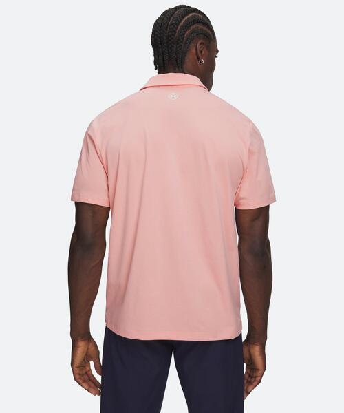 UNDER ARMOUR(アンダーアーマー)の「UAアーマードライ ポロ(ゴルフ/メンズ)(ポロシャツ・メンズ・ピンク・XL/L/M/S/2XL/3XL)」の2枚目の写真