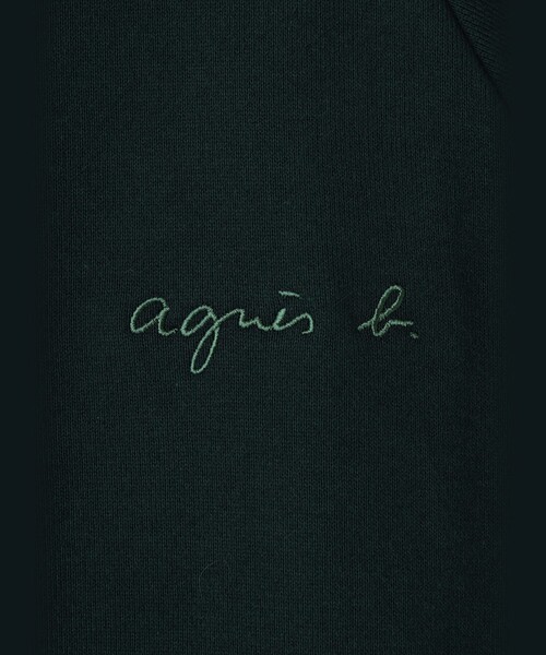 agnes b.（アニエスベー）の「メンズ ロゴ 刺繍 コットン ブルゾン "Senga"（ブルゾン・メンズ・グリーン・1/2/3）」の8枚目の写真