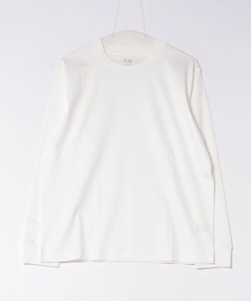 TAKA-Q（タカキュー）の「Tシャツ メンズ 長袖 ストレッチ 抗菌防臭 UV 綿 コットン 無地 シルケット スムス スロープネック ドレスT（Tシャツ/カットソー・メンズ・ホワイト/ブラック/グレー系その他2/ブラウン・MEDIUM/LARGE/X-LARGE/S）」の15枚目の写真