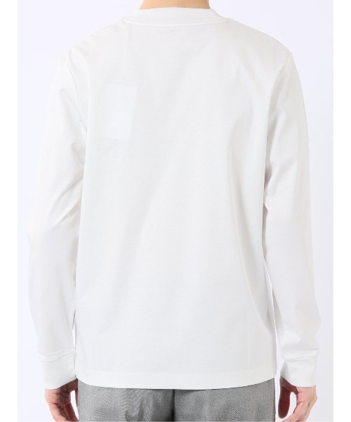 TAKA-Q（タカキュー）の「Tシャツ メンズ 長袖 ストレッチ 抗菌防臭 UV 綿 コットン 無地 シルケット スムス スロープネック ドレスT（Tシャツ/カットソー・メンズ・ホワイト/ブラック/グレー系その他2/ブラウン・MEDIUM/LARGE/X-LARGE/S）」の12枚目の写真