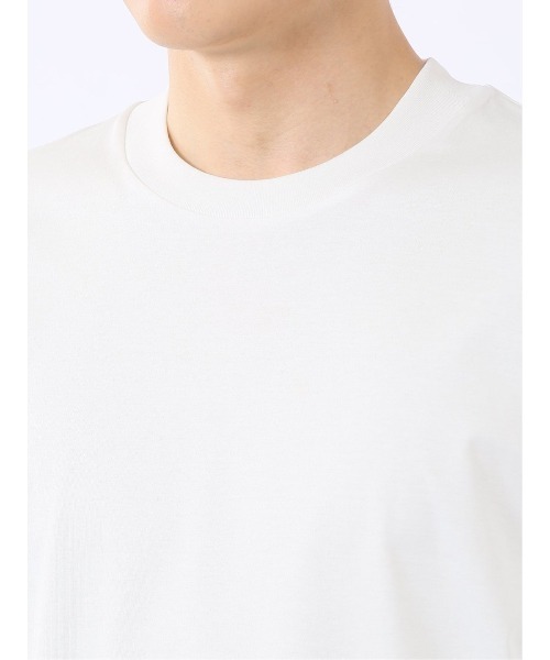TAKA-Q（タカキュー）の「Tシャツ メンズ 長袖 ストレッチ 抗菌防臭 UV 綿 コットン 無地 シルケット スムス スロープネック ドレスT（Tシャツ/カットソー・メンズ・ホワイト/ブラック/グレー系その他2/ブラウン・MEDIUM/LARGE/X-LARGE/S）」の13枚目の写真