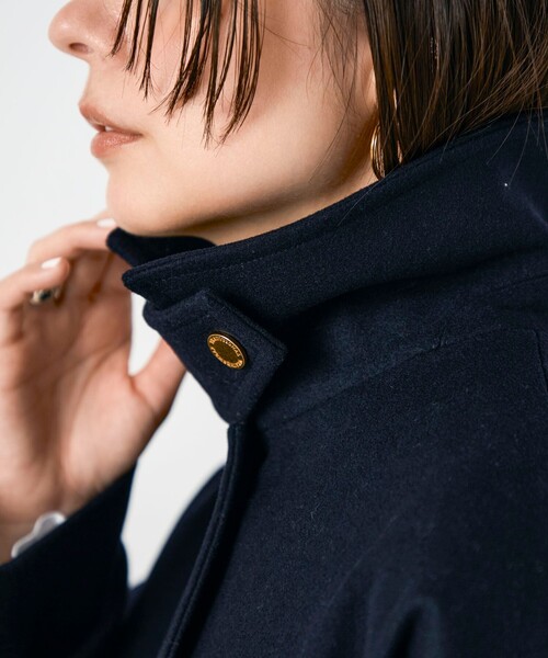 NOLLEY’S（ノーリーズ）の「【Traditional WeatherWear/トラディショナルウェザーウェア】MALTON B/T SHORT（ダッフルコート・レディース・ネイビー・34）」の13枚目の写真