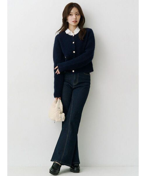 MERCURYDUO(マーキュリーデュオ)の「ブーツカットデニム(その他パンツ・レディース・インディゴブルー・SMALL/MEDIUM)」の15枚目の写真