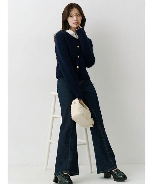 MERCURYDUO(マーキュリーデュオ)の「ブーツカットデニム(その他パンツ・レディース・インディゴブルー・SMALL/MEDIUM)」の16枚目の写真
