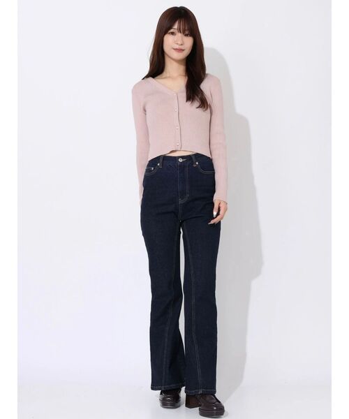 MERCURYDUO(マーキュリーデュオ)の「ブーツカットデニム(その他パンツ・レディース・インディゴブルー・SMALL/MEDIUM)」の3枚目の写真