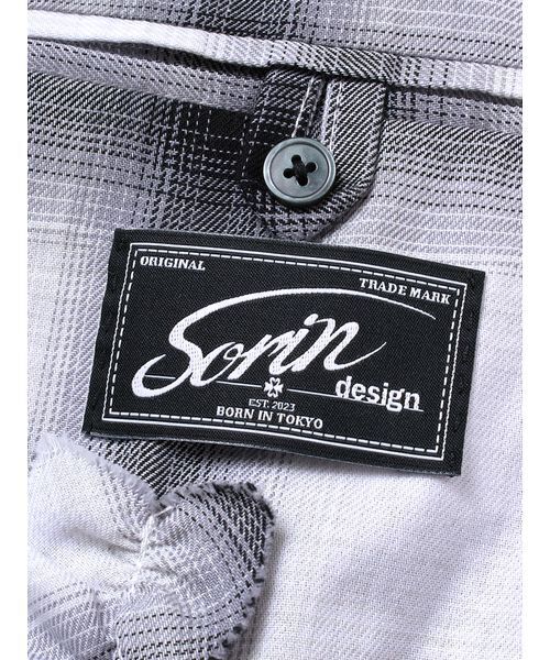 SORIN(ソリン )の「Asymmetric Frill Shirt / アシメトリックフリルシャツ(シャツ/ブラウス・レディース・ダークグレー/ホワイト/チェック・38)」の10枚目の写真
