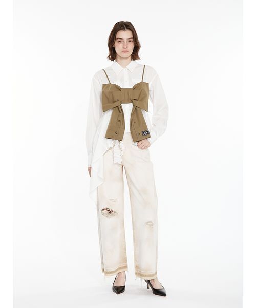 SORIN(ソリン )の「Asymmetric Frill Shirt / アシメトリックフリルシャツ(シャツ/ブラウス・レディース・ダークグレー/ホワイト/チェック・38)」の15枚目の写真