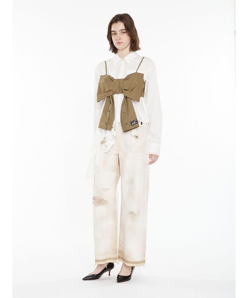 SORIN(ソリン )の「Asymmetric Frill Shirt / アシメトリックフリルシャツ(シャツ/ブラウス・レディース・ダークグレー/ホワイト/チェック・38)」の16枚目の写真