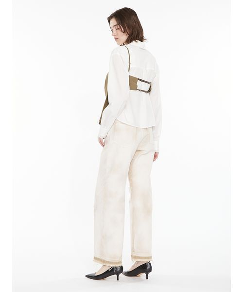 SORIN(ソリン )の「Asymmetric Frill Shirt / アシメトリックフリルシャツ(シャツ/ブラウス・レディース・ダークグレー/ホワイト/チェック・38)」の17枚目の写真
