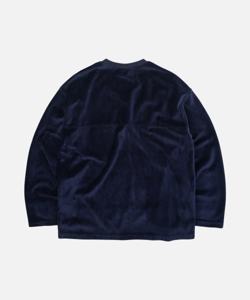 FRIZMWORKS（フリズムワークス）の「TERRY VELVET LS TEE _ NAVY（Tシャツ/カットソー・メンズ・その他・SMALL/MEDIUM/LARGE/X-LARGE）」の2枚目の写真
