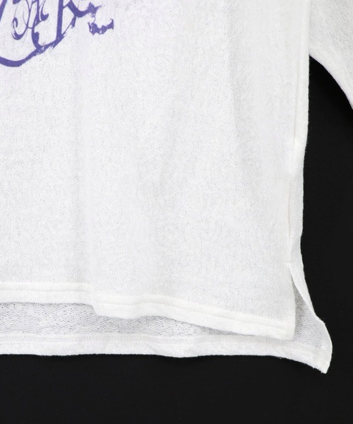 ScoLar(スカラー)の「ScoLar(スカラー) 花蝶スカラーちゃん ジャガードプルオーバー(Tシャツ/カットソー・レディース・ブラック/オフホワイト・MEDIUM)」の17枚目の写真