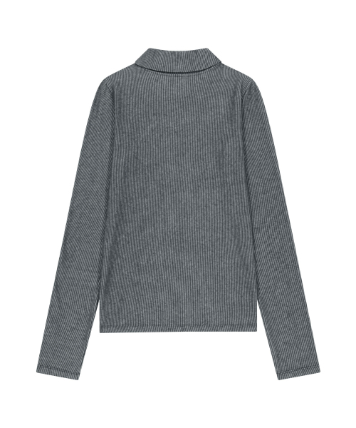 OJOS（オホス）の「Buttoned Turtle Top / Black（シャツ/ブラウス・レディース・その他・1）」の3枚目の写真