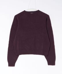 MORRIS & SONS | ジーロンラム クルーネックニット