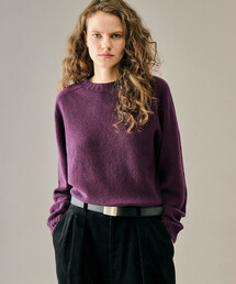 Morris & Sons（モリスアンドサンズ）の「MORRIS & SONS | ジーロンラム クルーネックニット WOMEN（ニット/セーター）」
