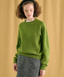 MORRIS & SONS | ジーロンラム クルーネックニット WOMEN