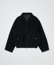 【ADAMPATECK/アダムパテック】mute faux suede loose zip blouson