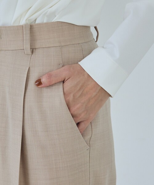 qualite（カリテ）の「【セットアップ可能】ウールサキソニータックパンツ（その他パンツ・レディース・ブラック/ベージュ・34/38/36）」の11枚目の写真