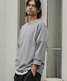 mlt5875- ポンチ7分袖クルーネックカットソー(BP-BFA0160)