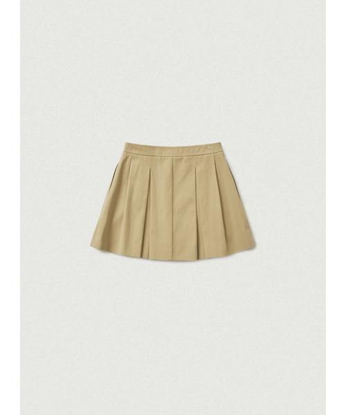 The Barnnet(ザバーネット)の「Wael Pleats Mini Skirt_Beige(スカート・レディース・その他・SMALL/MEDIUM)」の2枚目の写真
