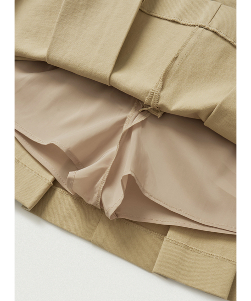 The Barnnet(ザバーネット)の「Wael Pleats Mini Skirt_Beige(スカート・レディース・その他・SMALL/MEDIUM)」の5枚目の写真