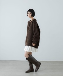レースアップミニワンピース/2P 1094312