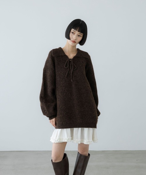 レースアップミニワンピース/2P 1094312（ワンピース）｜LOWRYS FARM
