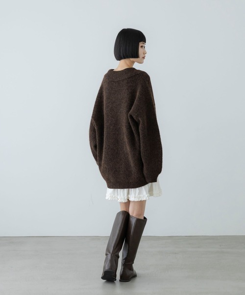 LOWRYS FARM(ローリーズファーム)の「レースアップミニワンピース/2P 1094312(ワンピース・レディース・ブラウン/グリーン/アイボリー・FREE)」の9枚目の写真