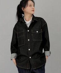SAINTCREW（セントクルー）の「ウォーカー＆ビルダーデニムジャケットWNB-409ブラックBRS（デニムジャケット）」