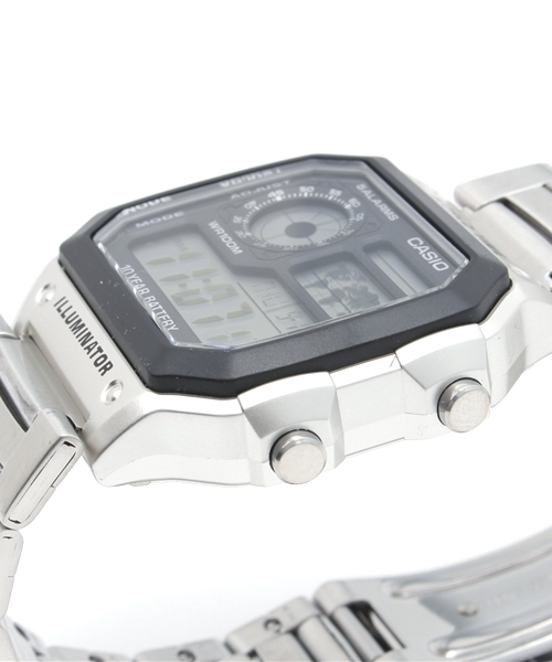 CASIO（カシオ）の「【CASIO/カシオ】ワールドタイム　メタル（デジタル腕時計・メンズ・シルバー・FREE）」の6枚目の写真