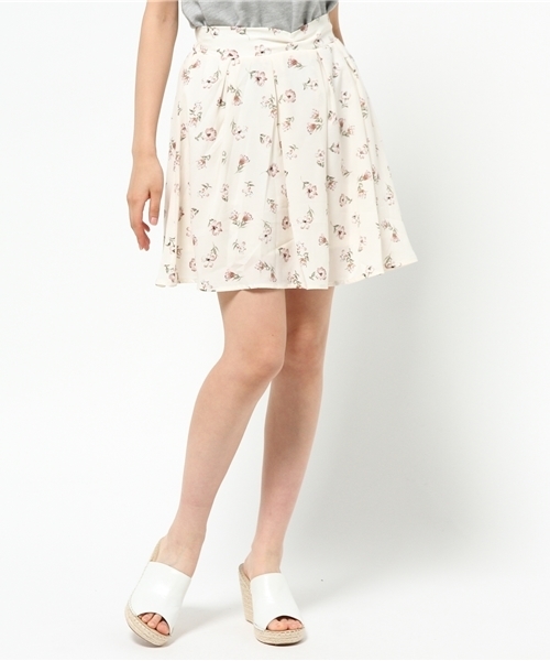 earth music&ecology（アースミュージックアンドエコロジー）の「花柄スカパン（その他パンツ・レディース・ネイビー/ライトピンク/サックスブルー/オフホワイト・FREE）」の15枚目の写真