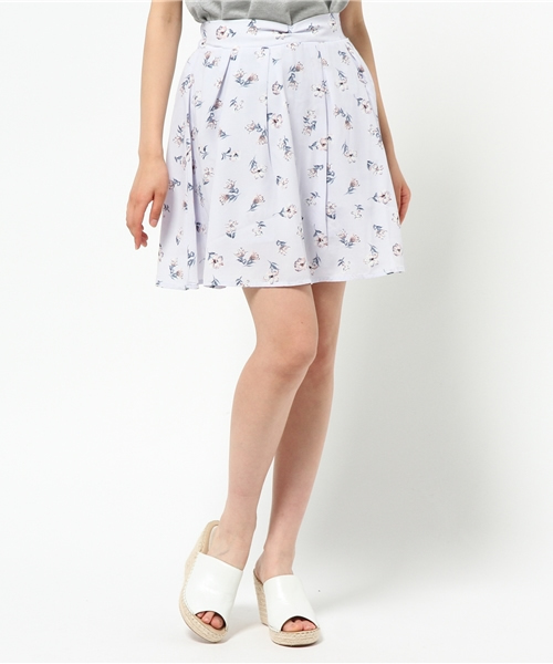 earth music&ecology（アースミュージックアンドエコロジー）の「花柄スカパン（その他パンツ・レディース・ネイビー/ライトピンク/サックスブルー/オフホワイト・FREE）」の17枚目の写真