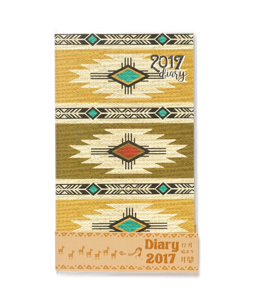 チャイハネ（チャイハネ）の「【チャイハネ】2017年スケジュール帳 A5サイズ 12月始まり（手帳/メモ帳・その他7/その他4/その他6/その他8/その他1/その他2/その他3/その他5・FREE）」の7枚目の写真