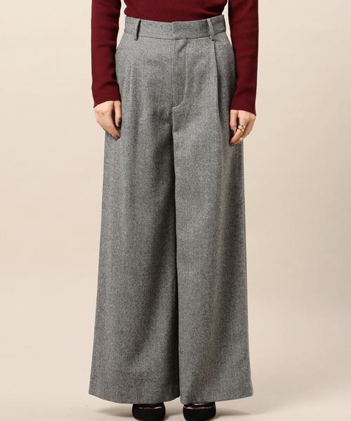 BEAUTY&YOUTH UNITED ARROWS(ビューティーアンドユースユナイテッドアローズ)の「BY ビッグヘリンボーンワイドパンツ◆(その他パンツ・レディース・オフホワイト/ダークグレー・MEDIUM/SMALL)」の11枚目の写真