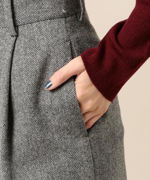 BEAUTY&YOUTH UNITED ARROWS(ビューティーアンドユースユナイテッドアローズ)の「BY ビッグヘリンボーンワイドパンツ◆(その他パンツ・レディース・オフホワイト/ダークグレー・MEDIUM/SMALL)」の5枚目の写真