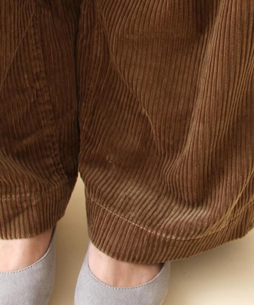 coen（コーエン）の「コーデュロイワイドパンツ（その他パンツ・レディース・ベージュ/ネイビー・LARGE/MEDIUM）」の16枚目の写真
