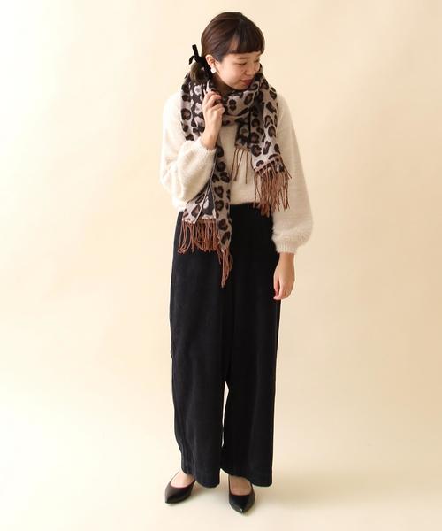 coen（コーエン）の「コーデュロイワイドパンツ（その他パンツ・レディース・ベージュ/ネイビー・LARGE/MEDIUM）」の11枚目の写真