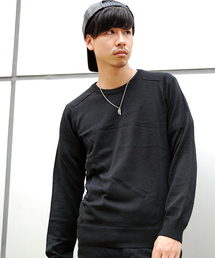 【CUSTOM CULTURE】　Italy made クルーネックセーター　ハイゲージ