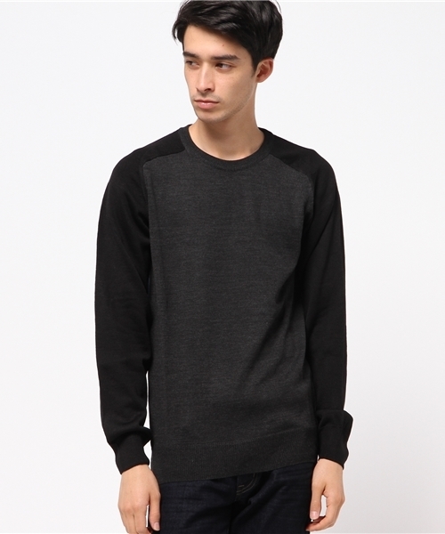 CUSTOM CULTURE（カスタムカルチャー）の「【CUSTOM CULTURE】　Italy made クルーネックセーター　ハイゲージ（ニット/セーター・メンズ・ブラック/グレー系その他/レッド系その他/ブルー系その他・2/3）」の19枚目の写真